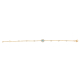 Diamond Evil Eye Bracelet in 18K Yellow Gold