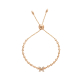 Rose Gold Butterfly Diamond Bracelet in 18K Rose Gold
